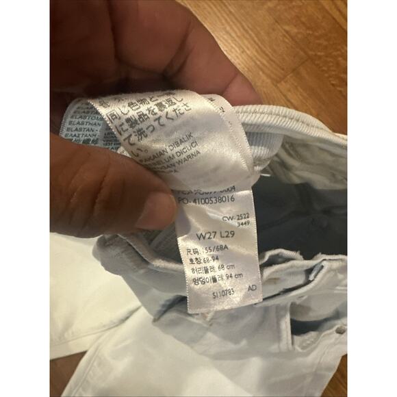 Levi’s Silver Tab Jeans Womens Mom Jean 27/29 Light Wash Lavender Print Flower - Picture 7 of 16